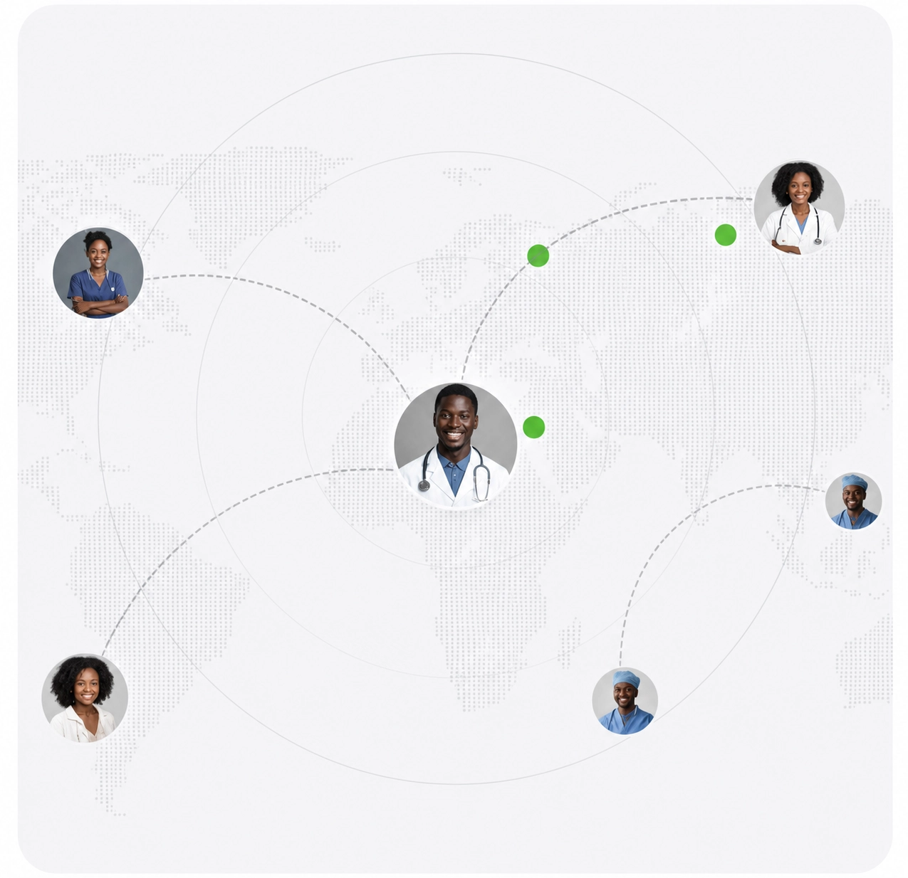 Healthcare network across Africa